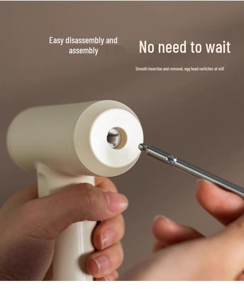 Rechargeable Stainless Steel Handheld Electric Egg Beater for Baking