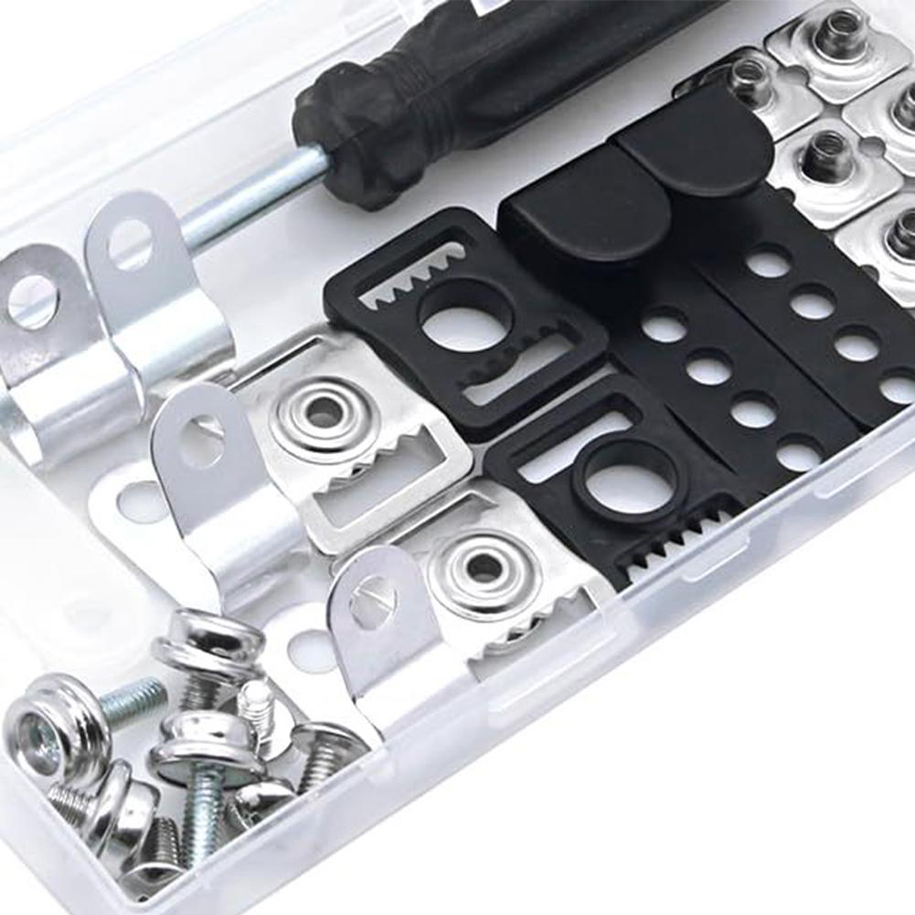 31Pcs Football Rugby softball Helmet Repair Kit Screws Nuts Gaskets Clips Screwdriver Hockey Helmet Replacement Repair Kit