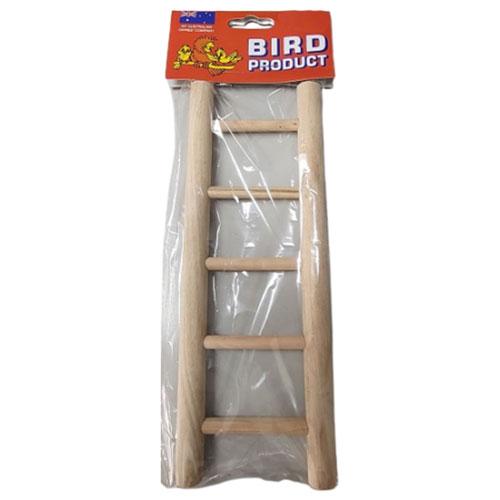 Heavy Duty Wooden Bird Ladder (5 Steps)