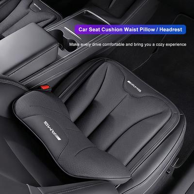 Car Seat Cushion Headrest Pillow Waist Lumbar Support Tire Valve Cap For Mercedes Benz AMG GLE GLS CLA CLE GLC CLS GLA W223 W213
