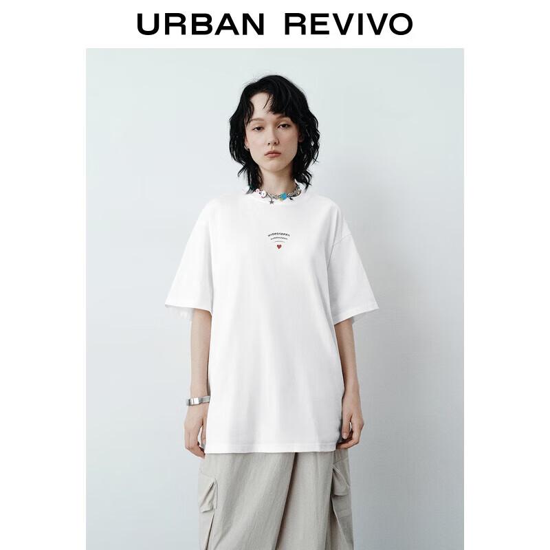 UR 2025 Autumn Women s Fun Print Cotton T-Shirt L