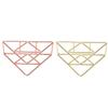 Napkin Holder Fashion Thickened Widened Triangular Freestanding Metal Wrought Iron Vertical Tissue H