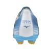 Mizuno Alpha 3 SELECT Soccer Unity Sky Blue x 2E Cleats, White, 25.5 cm,