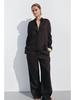 2023 European & American Women's Fashion Linen Shirt & Casual Pants Set