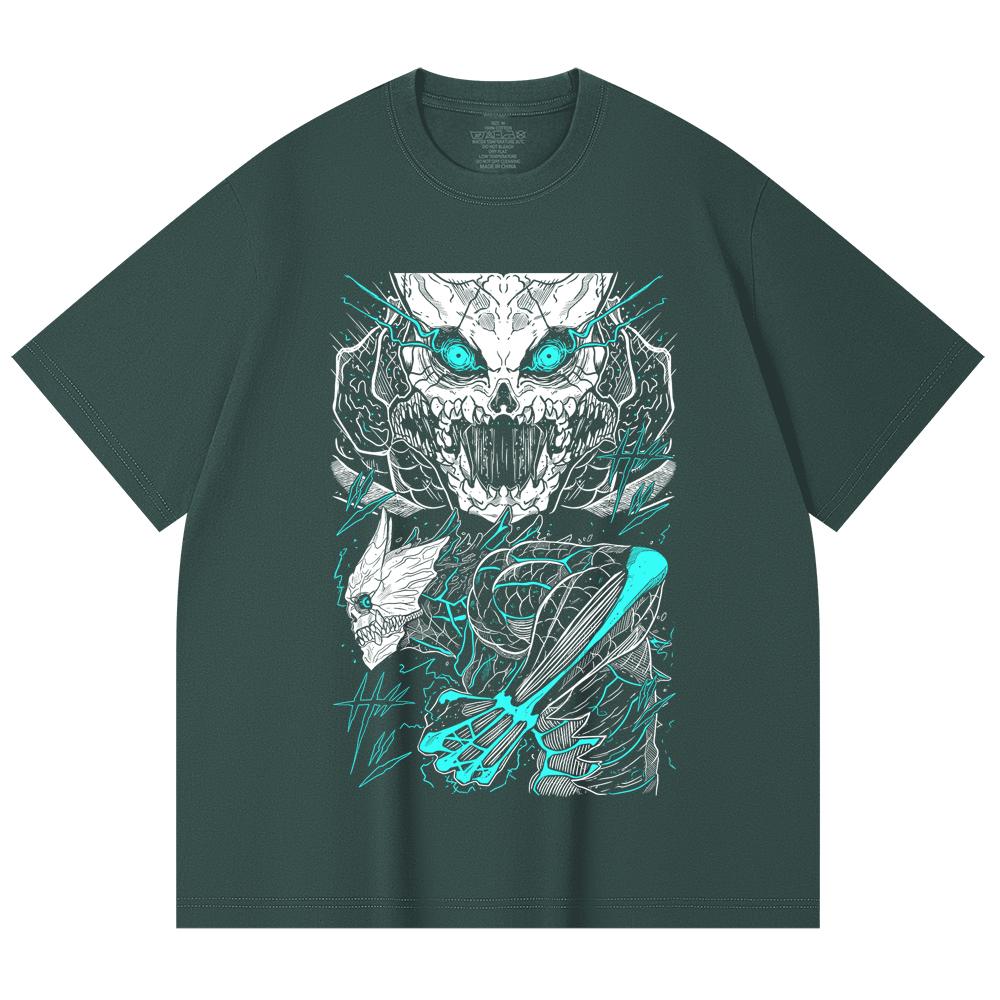 230 Gsm 100% Cotton Kaiju No 8 V2 Print Unisex Heavy Cotton T Shirt