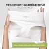 Women's Spring and Summer Cotton Breathable Extended Antibacterial Crotch Briefs