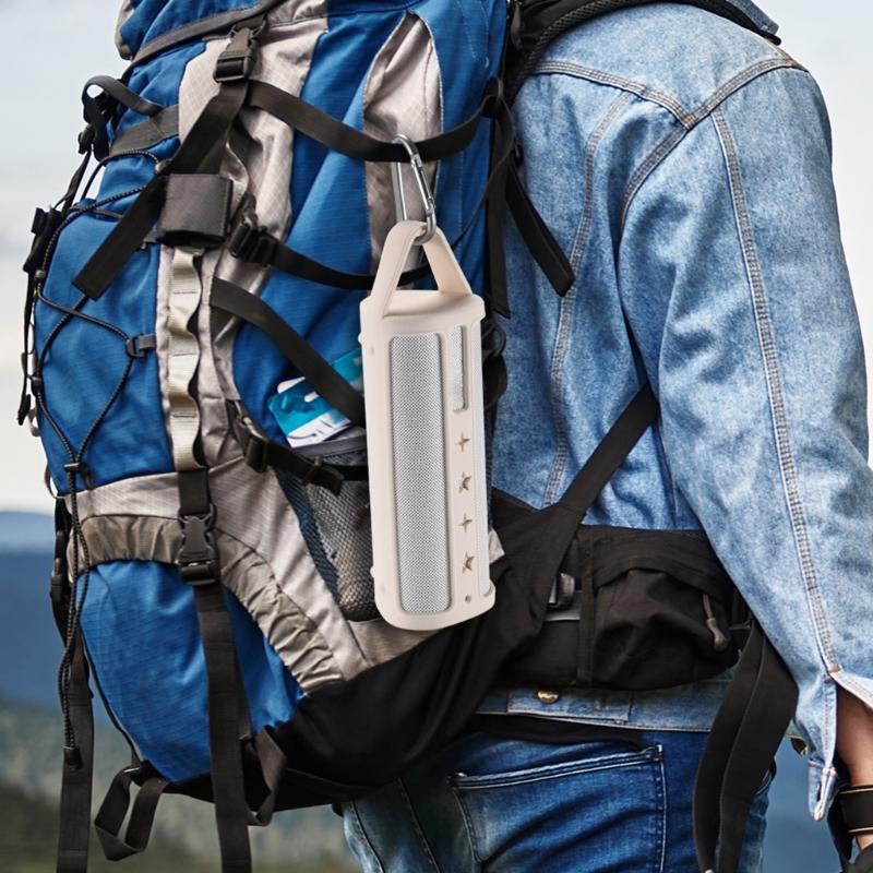 Silikonowe Etui Pokrowiec dla Roam 2/Roam Bezprzewodowy Głośnik Przenośny Kompatybilny z Bluetooth Pokrowiec z Karabinkiem do Podróży