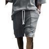 Multi-pocket Spring/Summer Straight-leg Wide-leg Sports Casual Jacquard Shorts