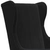 Armchair Black Velvet