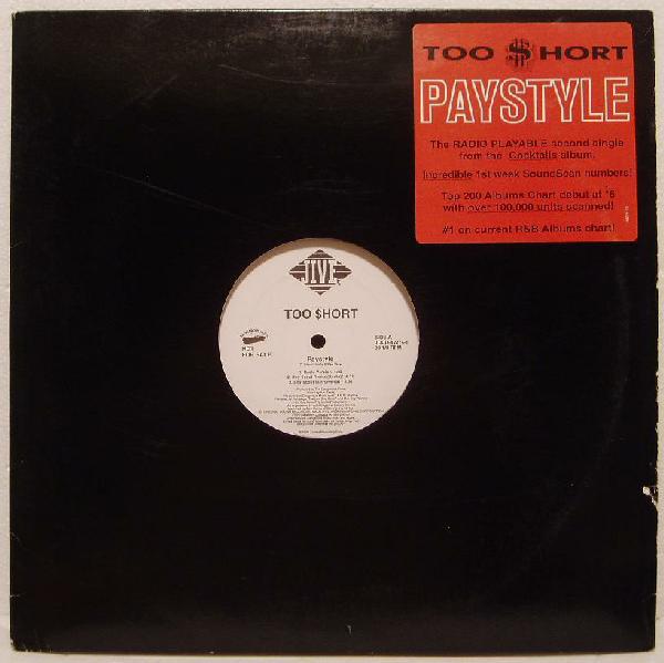 

12inch Record TOO SHORT - Paystyle JDCD422741 Jive 1995 US Rap & Hip-Hop/R&B Used