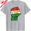 Kurdish Flag Fist Design Unisex TShirt National Pride Celebration Clothing Casual Men Women Unisex Daily Life Cotton Streetwear