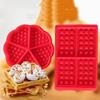 High Quality Waffle Makers for Kids Silicone Cake Mould Waffle Mould Silicone Bakeware Set Nonstick Silicone Baking Mold Set