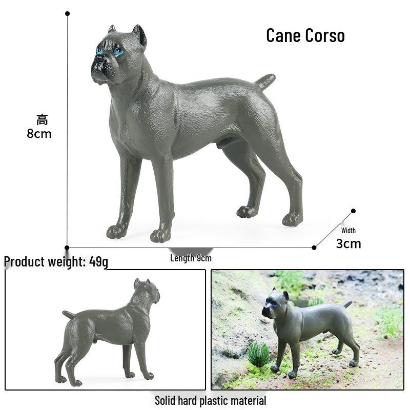 Wild Safari Animal Figurines: Giraffe, Elephant, Rhinoceros, Brown Bear, Tiger, Lion, Leopard, Hippopotamus - Solid Cognitive Toys