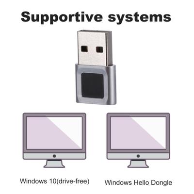 Mini-USB-Fingerabdruckleser-Modulgerät für Windows 10 Hello Dongle Laptops PC-Sicherheitsschlüssel USB-Schnittstelle