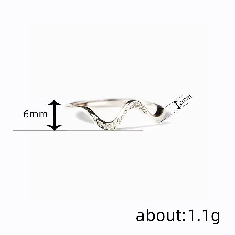 Simple Geometric Line Ring For Women, Minimalist Classic Daily Jewelry, Fashionable And Elegant Temperament Ring