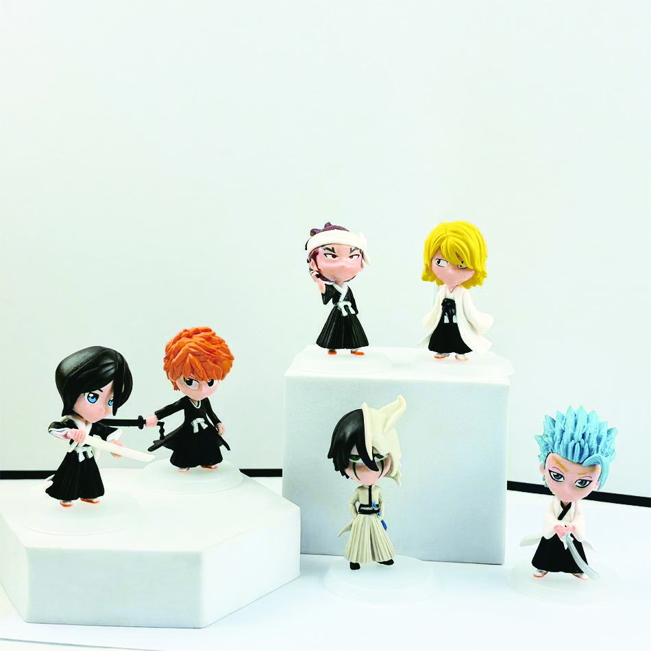 BLEACH Action Figure Cool Cute Anime Figure Toy Doll Model Desk Decoration For Kid Birthday Gifts Q Version Figurine P