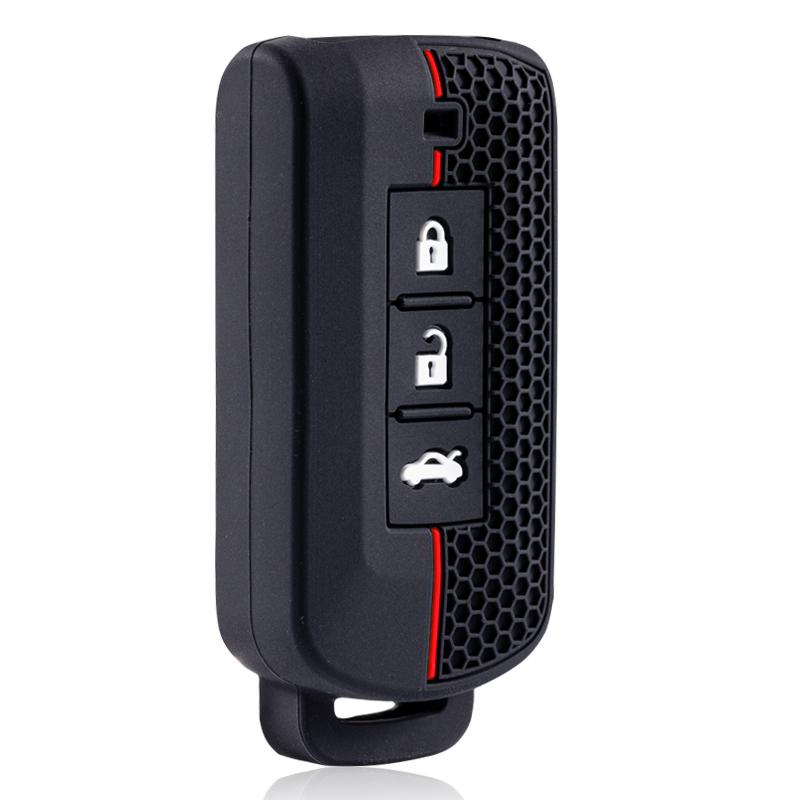 Car Key Case Cover Silicone Shell For Mitsubishi Outlander Lancer Eclipse Mirage Xpander Asx Pajero Cross Montero Eclipse