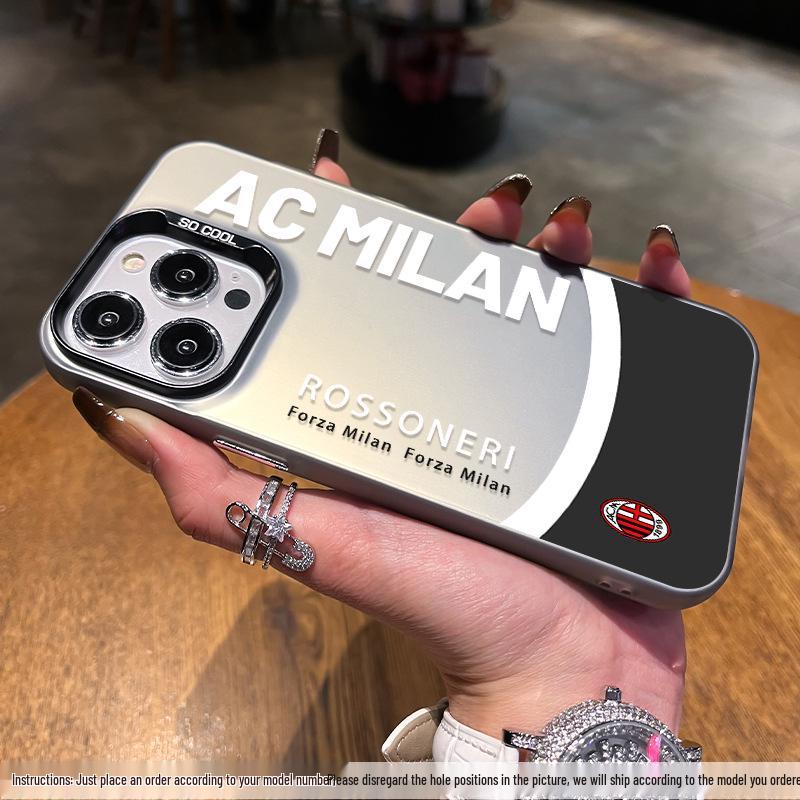 Silver Football Team Phone Case for Apple iPhone 12 Pro Max to 17 Plus