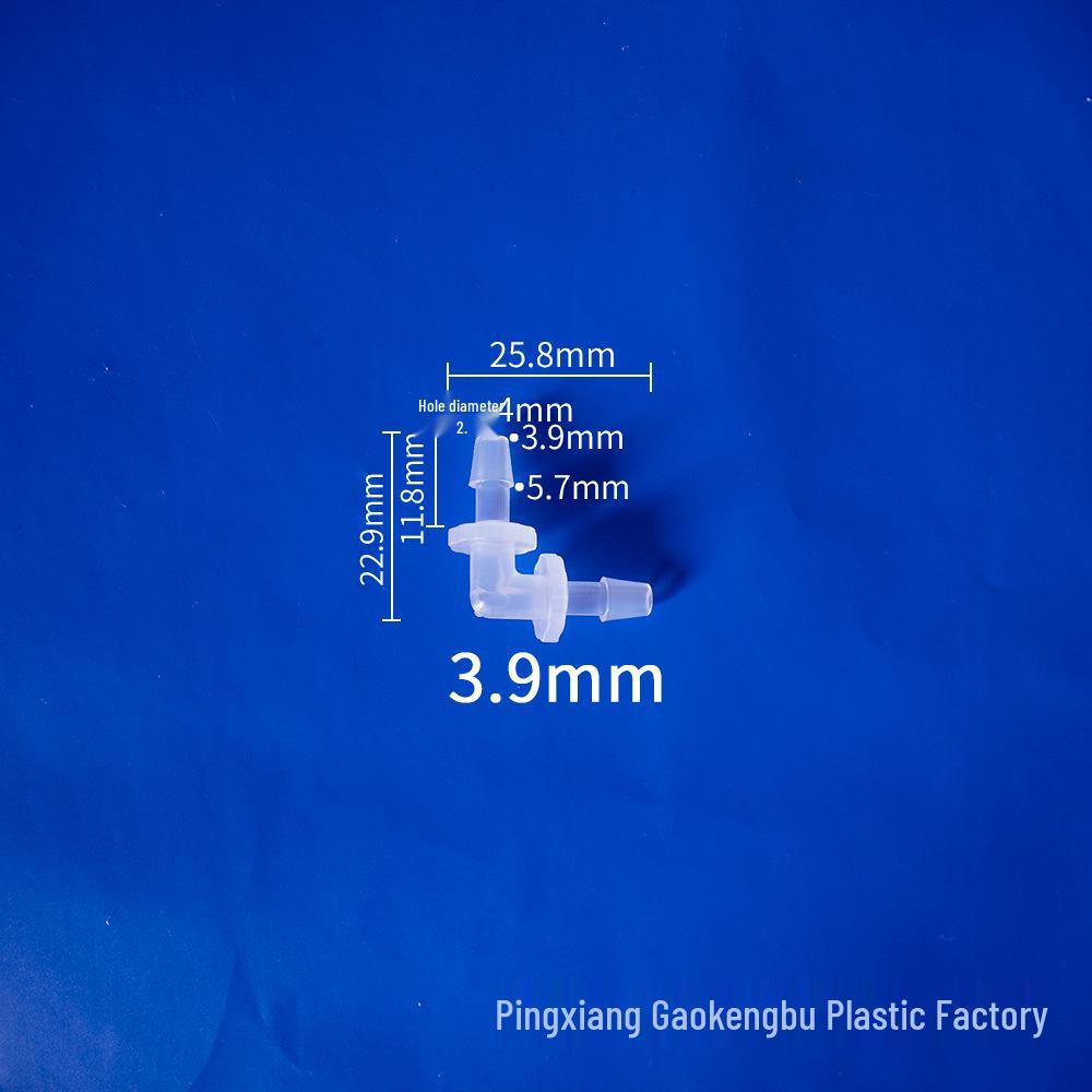 L-Shaped Elbow Plastic Connector Fittings, 90° Right Angle Pipe Accessories