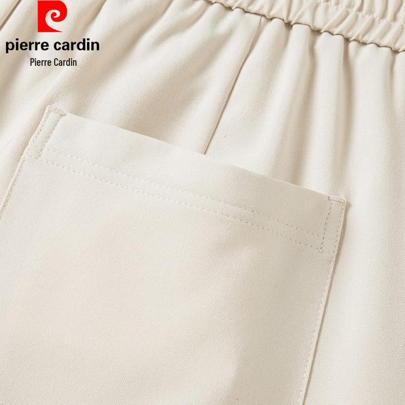 Pierre Cardin מכנסיים קז'ואל קיציים לגברים, נושמים, בגזרה ישרה