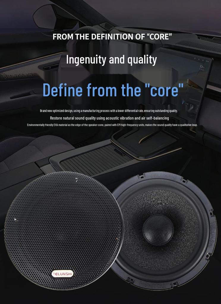 6.5-Inch Coaxial High Fidelity Car Door Speaker