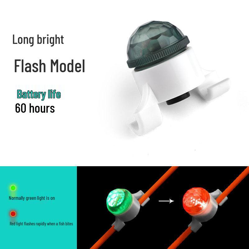 Ikejin High Sensitivity Automatic Rod Tip Light and Alarm for Night Fishing