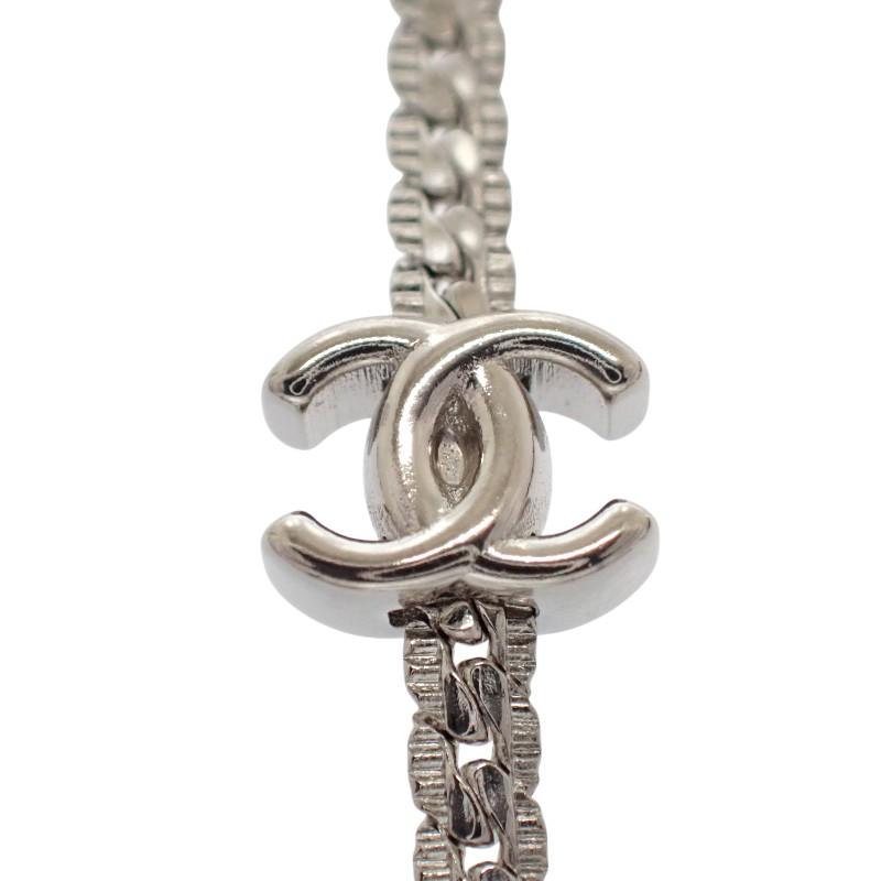 CHANEL  Necklace Silver metal Women