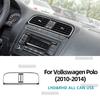 Sticker LHD RHD Car Center Console Outlet Real Soft Carbon Fiber For Volkswagen VW Polo MK5 6R 2010 2011 2012 2013 2014