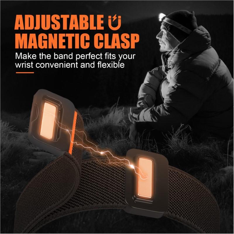 3PCS Magnetic Straps For Apple Watch Ultra 2 Band 49mm 46mm 44mm 45mm 42mm Elastic Nylon Loop Bracelet IWatch Series 10 9 8 7 SE