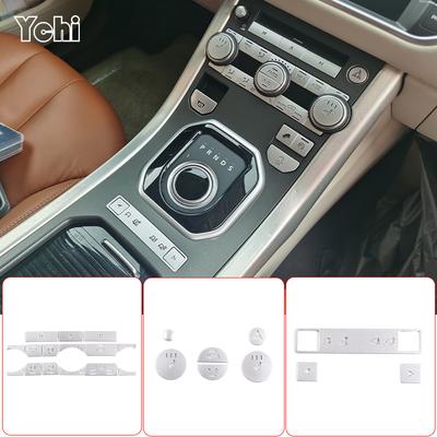 Voor Land Rover Range Rover Evoque 2012-19 Aluminiumlegering Auto Stuurwiel Knop Airconditioning Knop Sticker Auto Accessoire