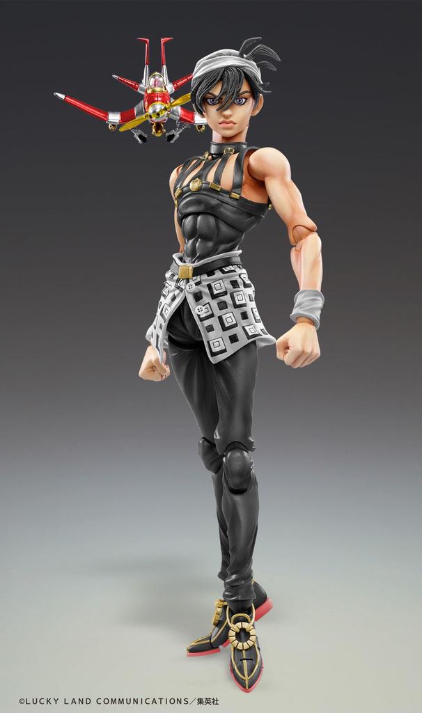 Super Action Statue "JoJo's Bizarre Adventure Part 5" Narancia Ghirga & As, Approximately 145mm, PVC & ABS & Nylon Painted Movable Figure