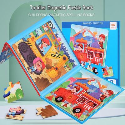 Magnetisches Puzzle-Set - Lernspielzeug für Kinder im Alter von 2-6 Jahren