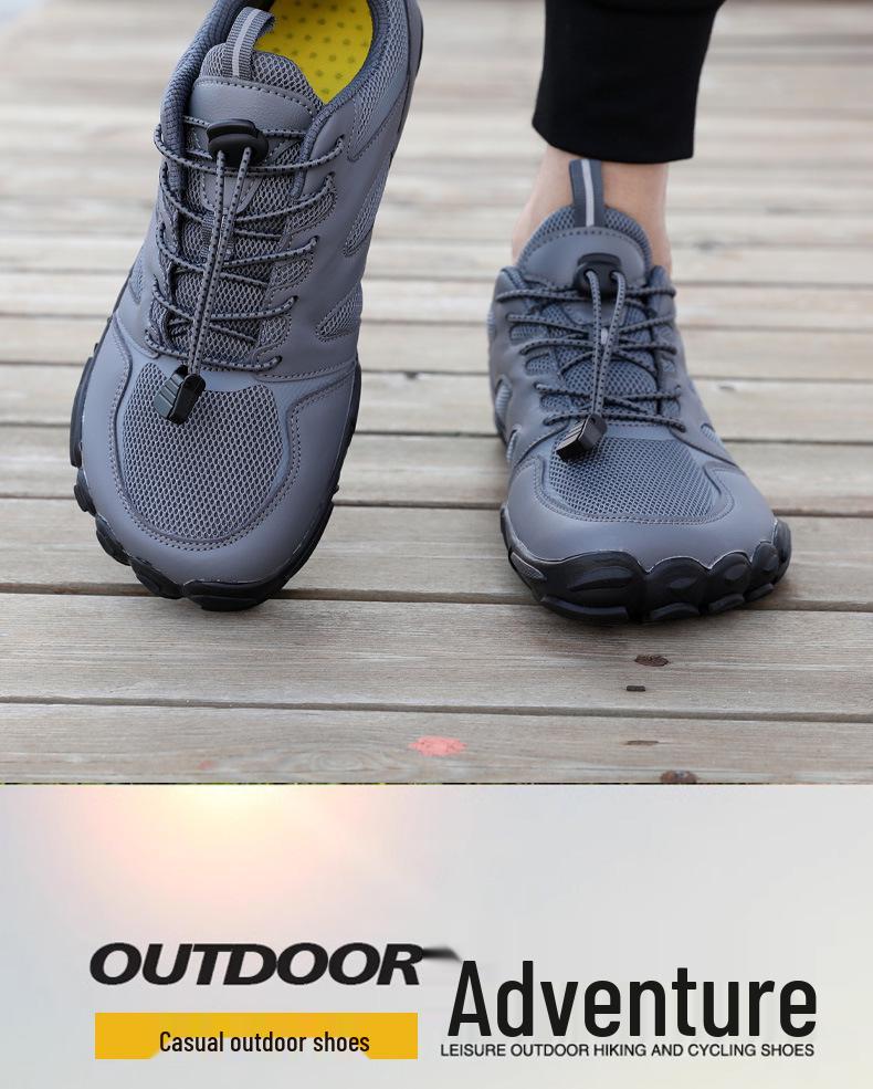 2025 Summer Wear-Resistant Outdoor Hiking & Five-Finger Breathable Trekking, Climbing, Cycling, Swimming, Wading Shoes