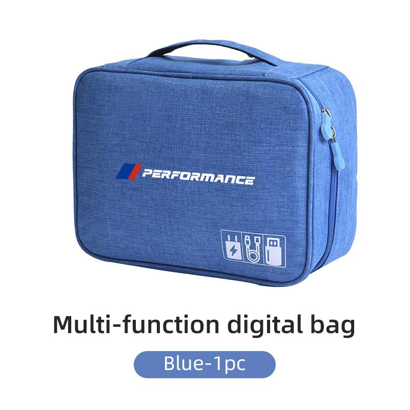 Car Data Cable Storage Bag Waterproof Travel Organizer Bag USB DataLine For BMW E46 E90 E60 F10 E39 F30 E36 F20 E87 E90 E70 E91