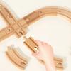 DIY Assembly Children Wooden Train Rail Signal Light Track Accessories Toy  Kindergarten