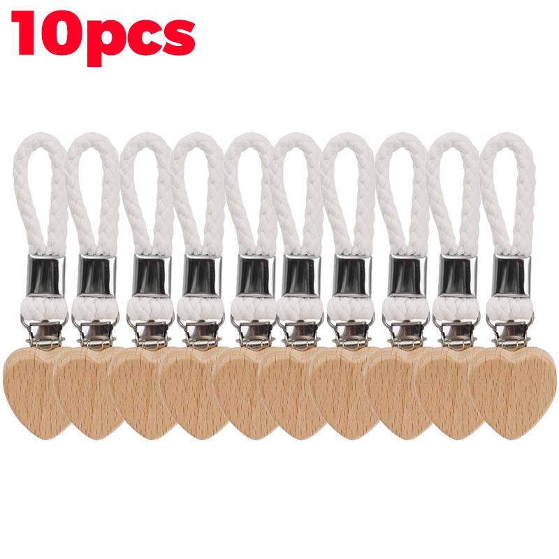 Bathroom Towel Clips Multipurpose Woven Rope Clothes Pegs Hat Organizer Holder Wood Heart Head Metal Clamp Storage Accessories