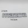 Car 1pcs 3D ABS for Mazda 2 3 6 car Letter Emblem Rear tail trunk Decals badge sticker Decal styling auto Accessories h2