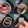 Stapelbarer Mehrschichtiger Armreif Stilvoller Metall Elastischer Schmuck Stapelbarer Armreif Elastisches Armband für Modebewusste Liebhaber
