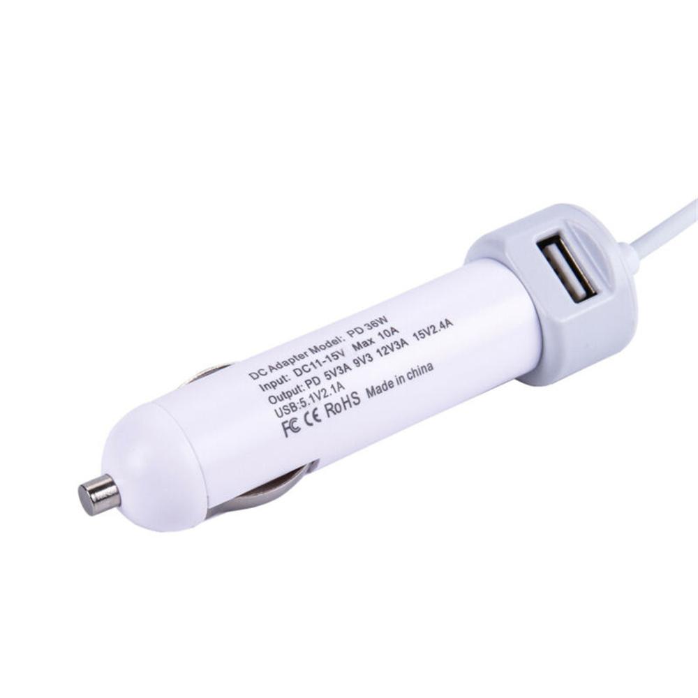 Type-C PD 36W USB Type C USB-C Car Charger Dual USB with Quick Charge 3.0 1PC