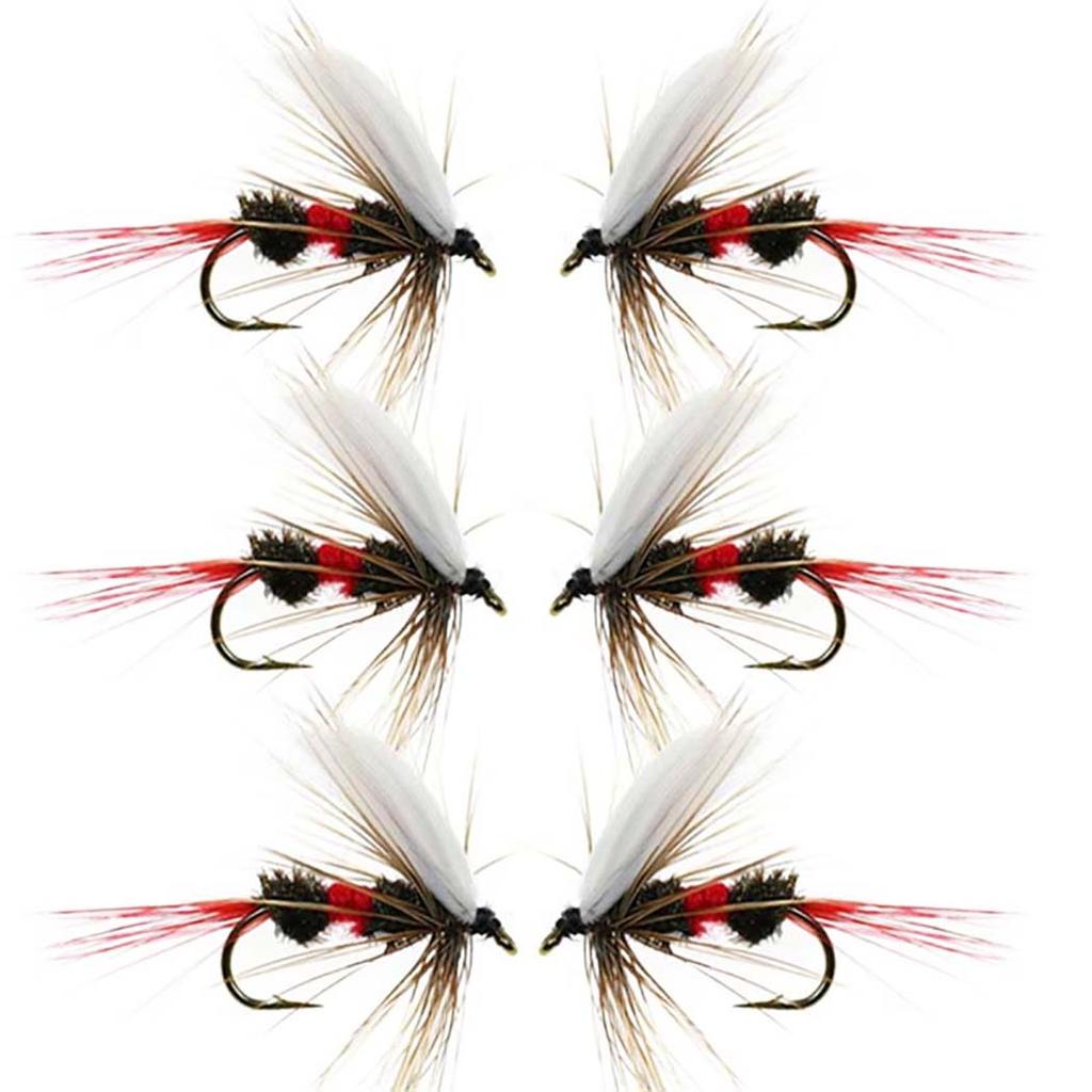 6/12/18/24Pcs Royal WulffFly Red Bait Fishing for Trout Flies Bait Lure