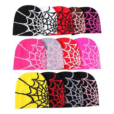 Unisex Woll-Spinnennetz-Strickmütze – Warm, Kälteschutz, Outdoor Jacquard-Mütze Auf Lager