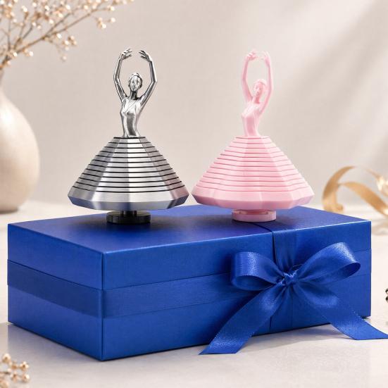 Ballet Dancer Fidget Toy, Spinning Ballerina Figurine, 3D Printed Stress Relief Toy for Office Home Desk Ballet Lovers Gift Anxiety Relief