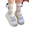 Thick baseplate shoes retro autumn new color matching casual sports moral training shoes