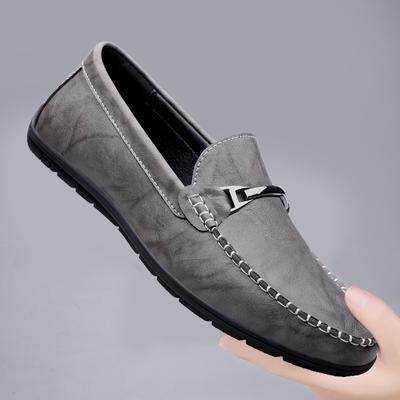 New Casual Leather Men's Casual Shoes Handmade Formal Men Loafers Moccasins Breathable Slip On Male Boat Shoes Driving Footwear