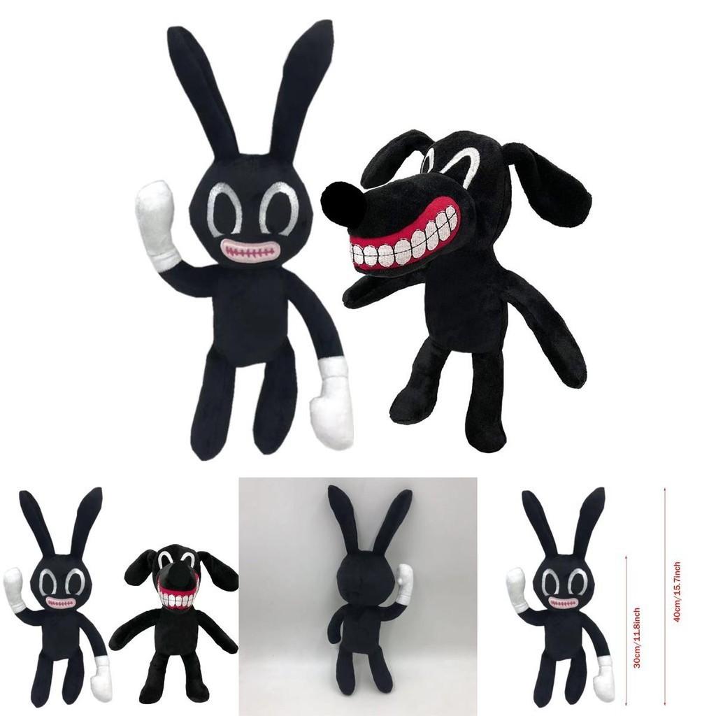 Adorável E Assustador Siren Head Horror Coelho Preto de Pelúcia Boneco de Pelúcia Para Crianças