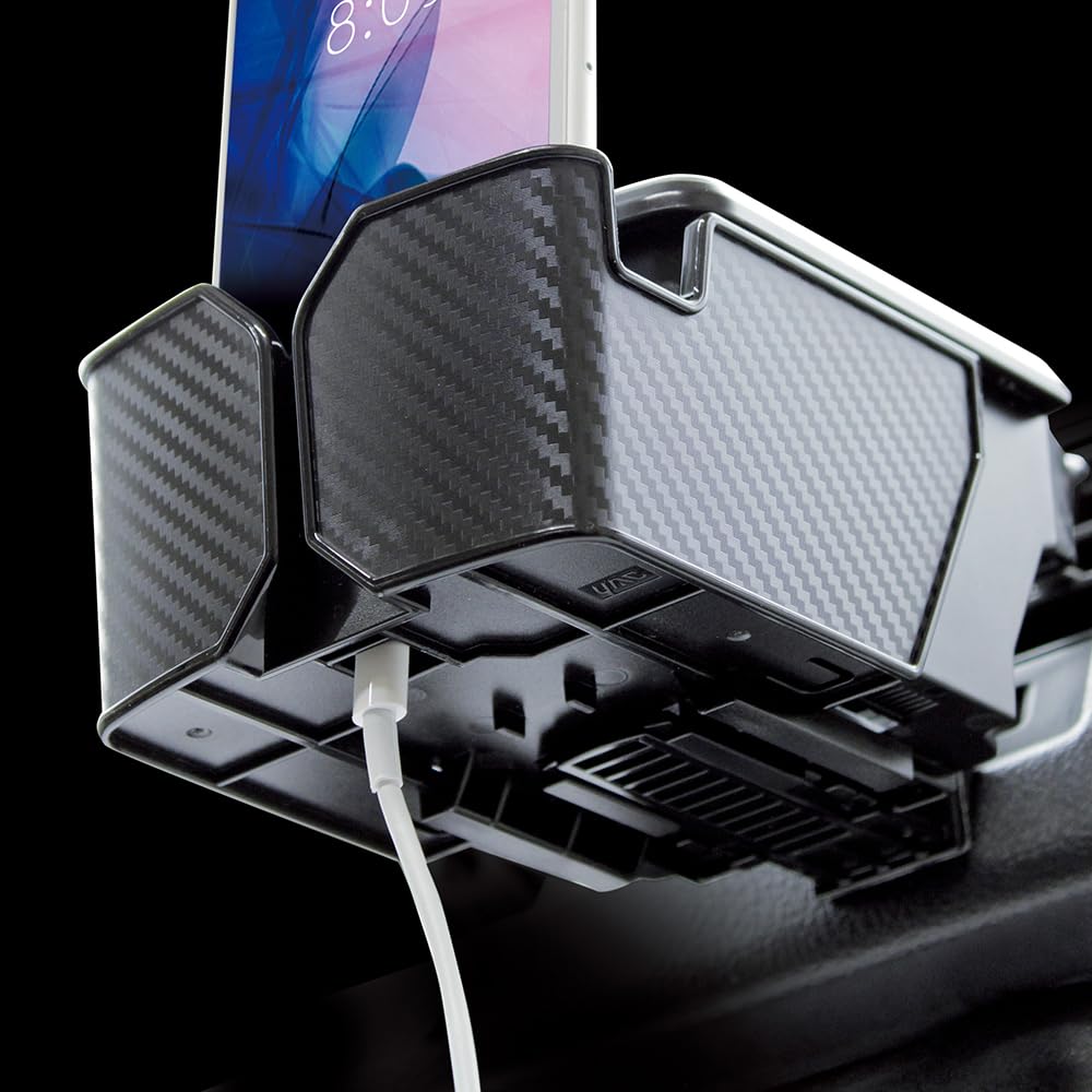 Tsuchiya Yac XCELA Drink 2 Carbon Fiber Drink Fits up to 82mm Wide and 22mm Holder, Black/Silver, Thick, PF-392