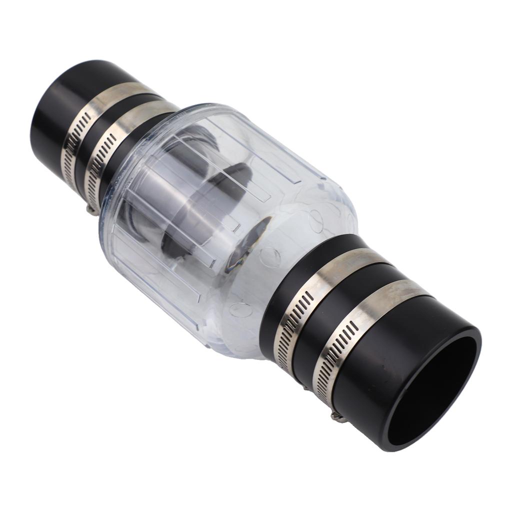 Efficient Sewage Pump Check Valve with Spring Loaded Baffle to Minimize Noise and Prevent Backflow in Drainage Systems