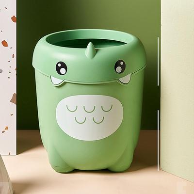 Dětský odpadkový koš Malý roztomilý dinosaurus Odpadkový koš Miniaturní nádoba na odpad Velkokapacitní košík organizér na odpadky do pokoje
