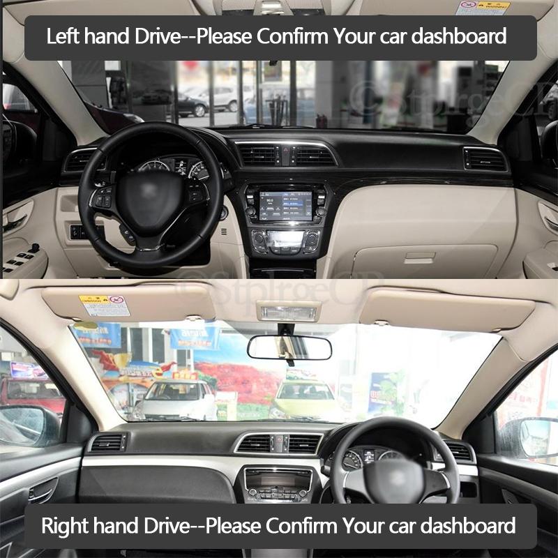Anti-Slip Mat Dashboard Cover Pad Sunshade Dashmat Protect Car Accessories for Suzuki Ciaz 2014 2015 2016 2017 2018 Maruti Sport