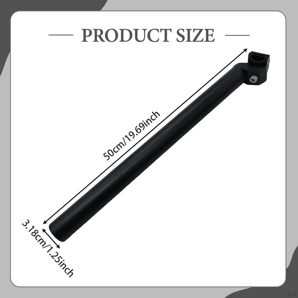 Seatpost Tube 31.8mm Aluminum Alloy Replacement Simple Design Easy to Install Bike